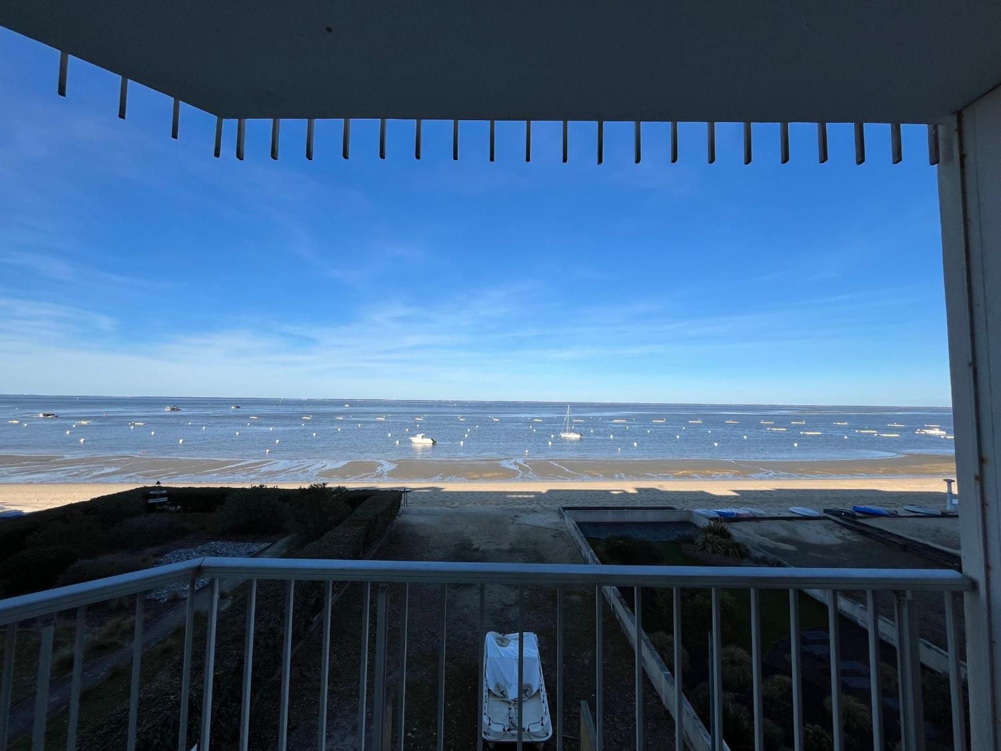 Duplex T1 Vue Mer A Arcachon - Acces Direct Plage - Quartier Aiguillon - Fr-1-319-71 外观 照片